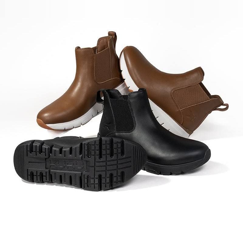 Women's KURU FLEX Astra, Chestnut Brown/White