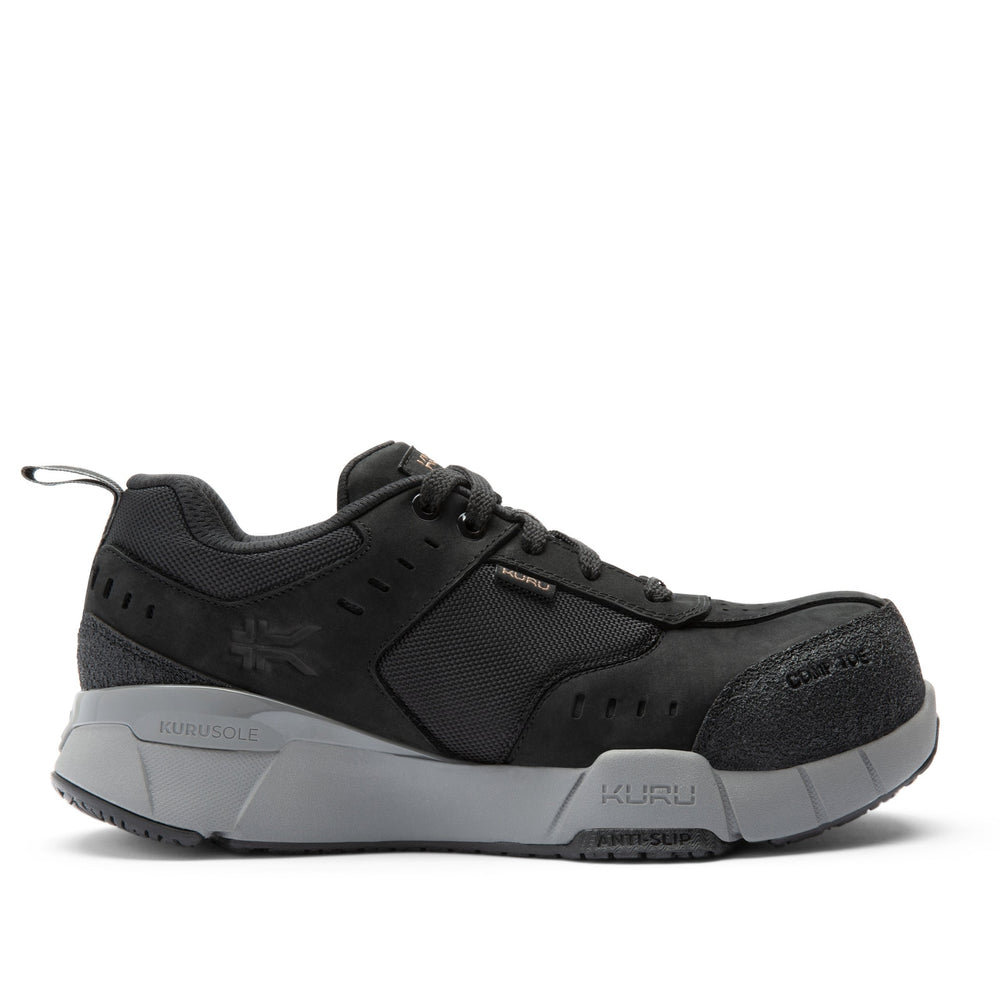Unisex KURU KOVA Composite Toe, Jet Black/Smoke