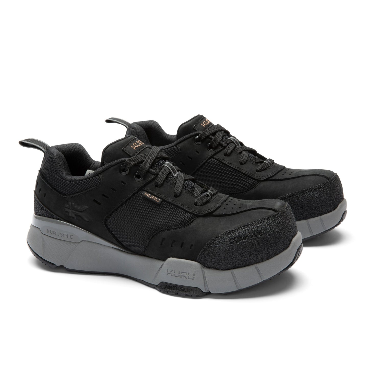 Unisex KURU KOVA Composite Toe, Jet Black/Smoke