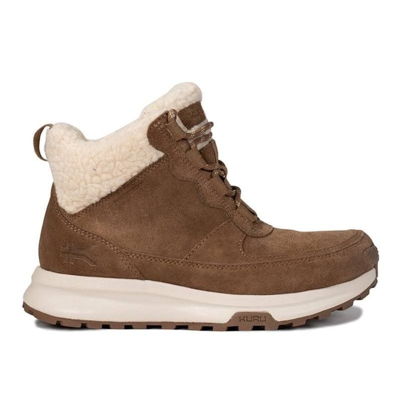 Women's KURU ATOM Lumi, Chestnut Brown/Buff