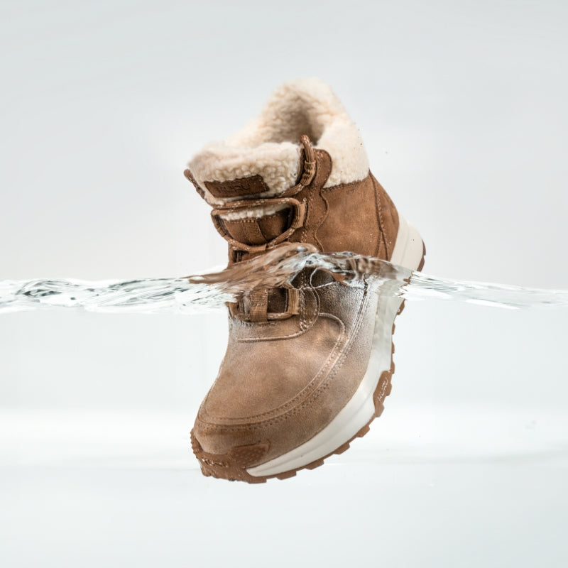 Women's KURU ATOM Lumi, Chestnut Brown/Buff