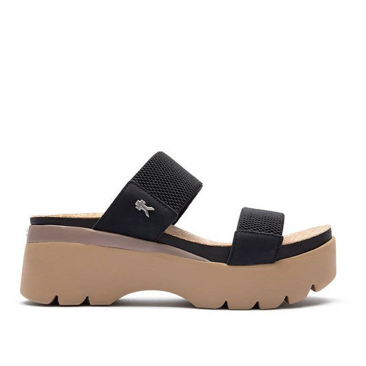Women's KURU LOMA Tila, Jet Black/Sand