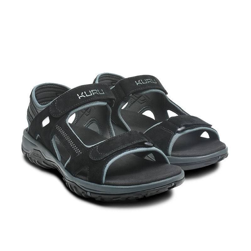 Men's KURU TREAD, Jet Black/Empire Steel