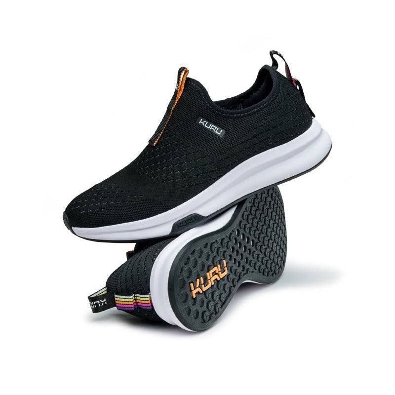 Women's KURU ATOM Slip-On, Jet Black
