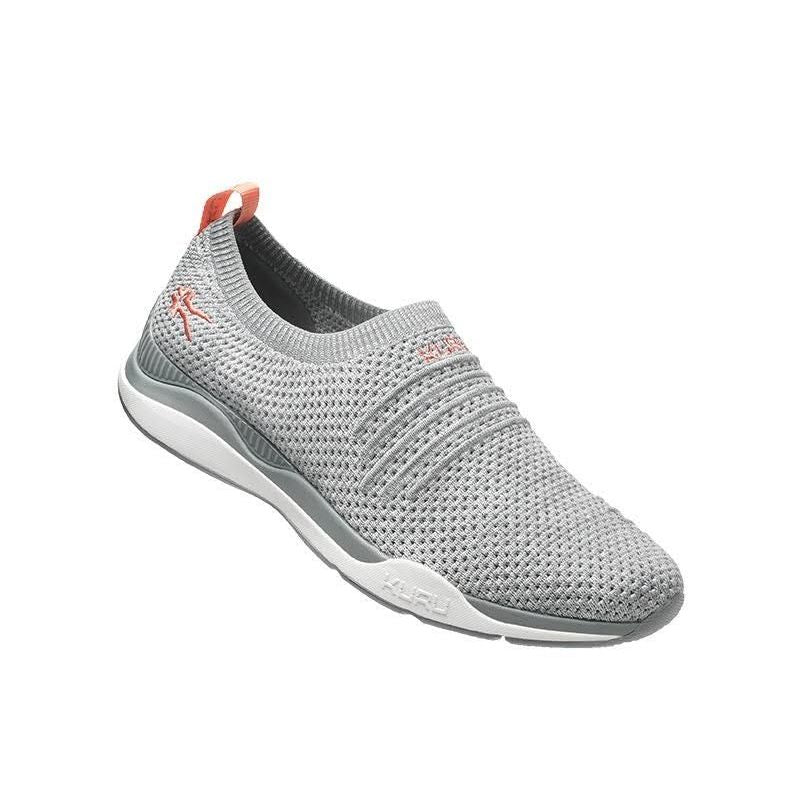 Women's KURU STRIDE, Heather Gray/White/Peach Pink