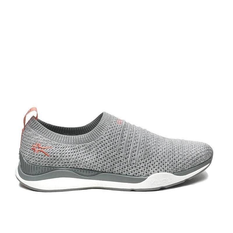 Women's KURU STRIDE, Heather Gray/White/Peach Pink