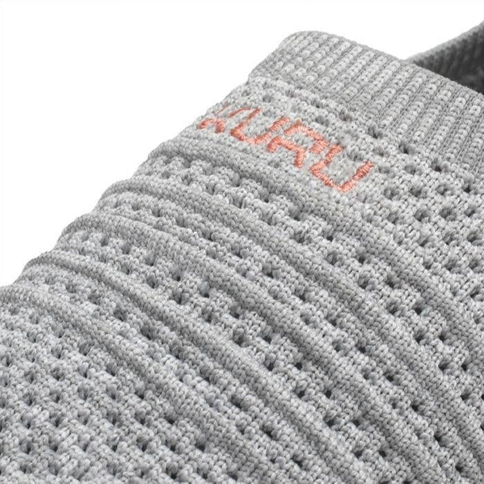 Women's KURU STRIDE, Heather Gray/White/Peach Pink