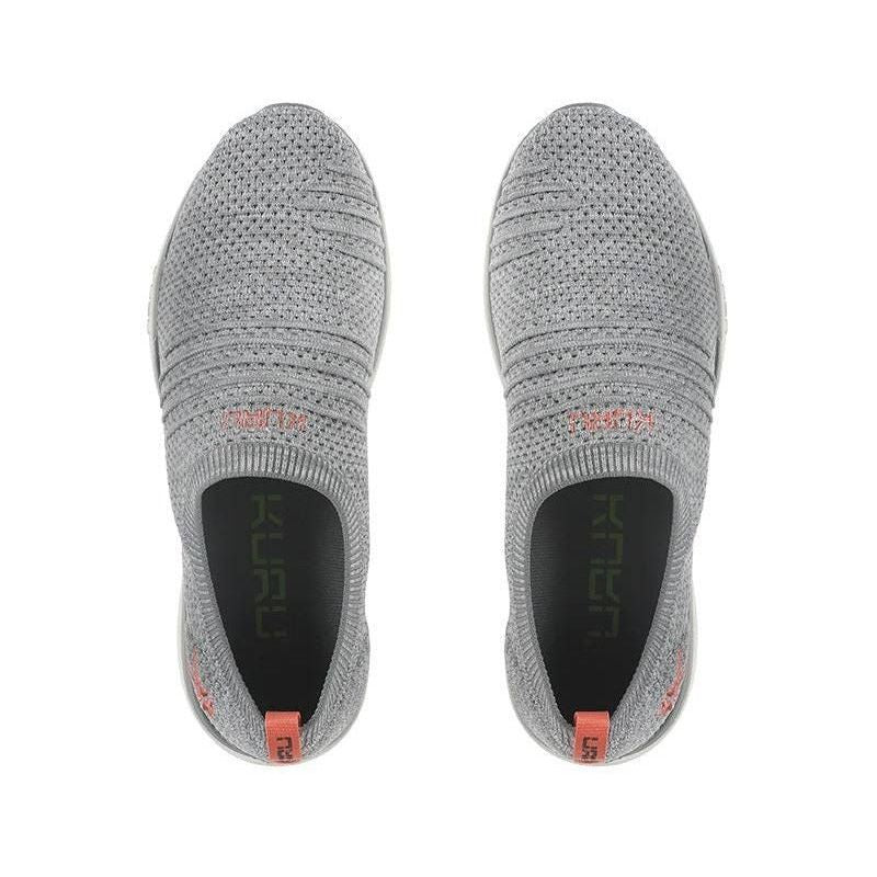 Women's KURU STRIDE, Heather Gray/White/Peach Pink