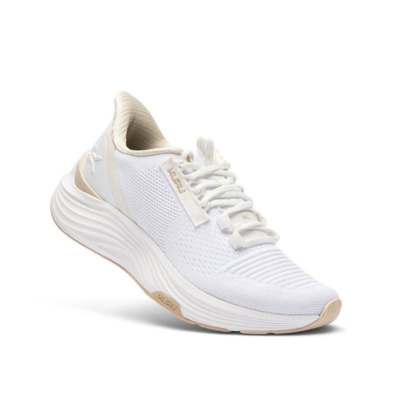 Women's KURU ATOM 2, Bright White/Sand