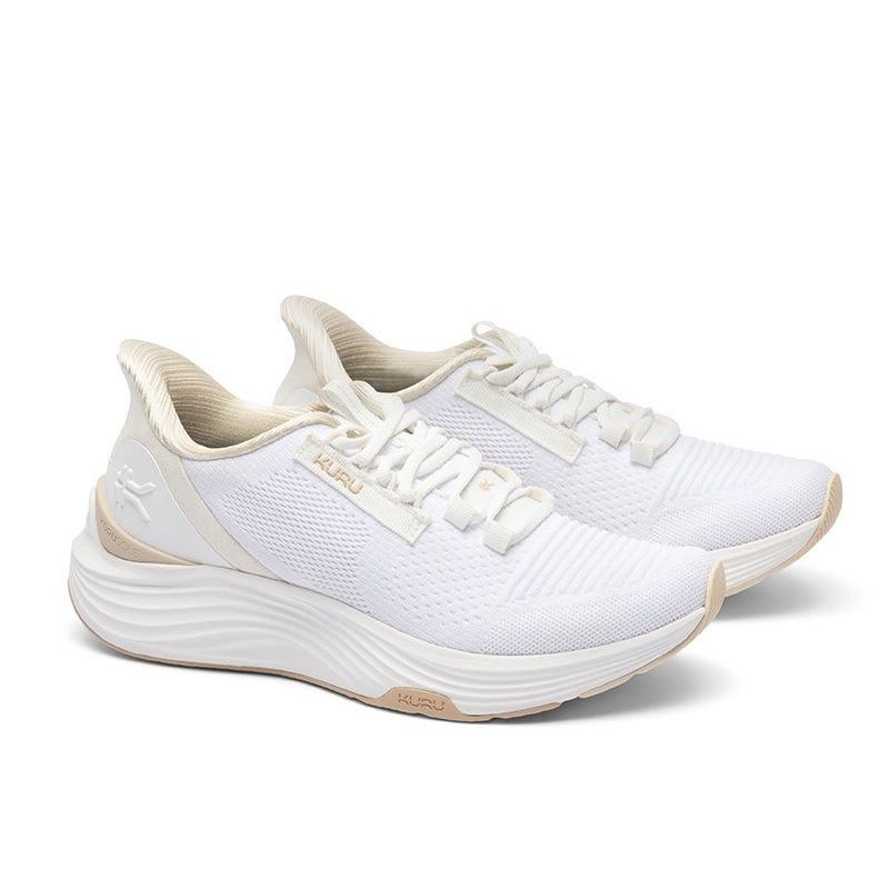 Women's KURU ATOM 2, Bright White/Sand