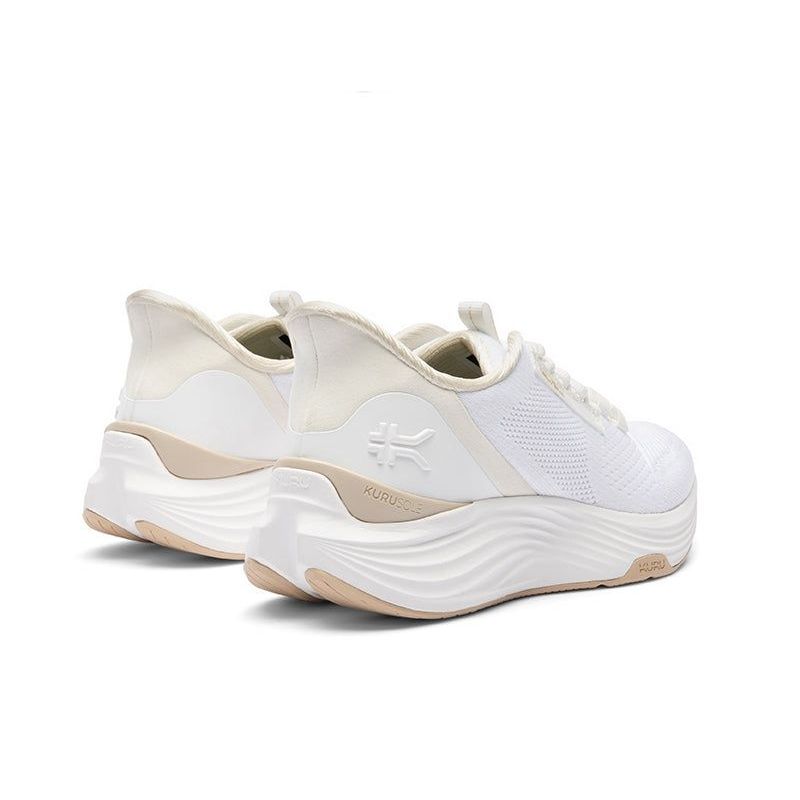 Women's KURU ATOM 2, Bright White/Sand