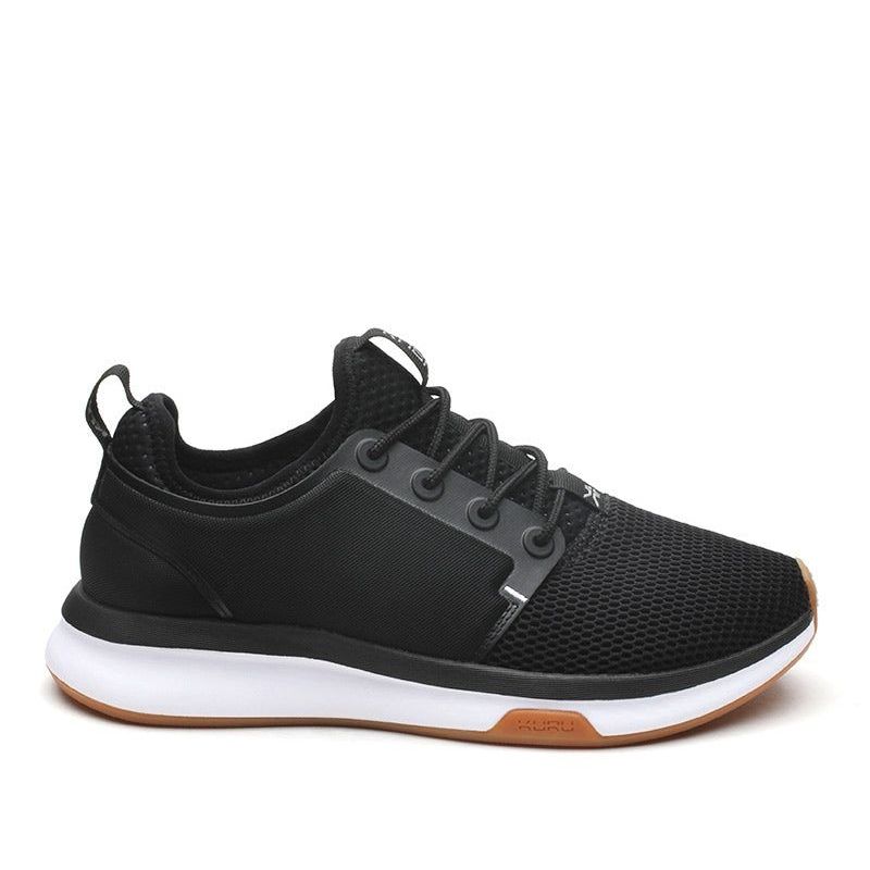 Women's KURU ATOM, Jet Black/White Gum