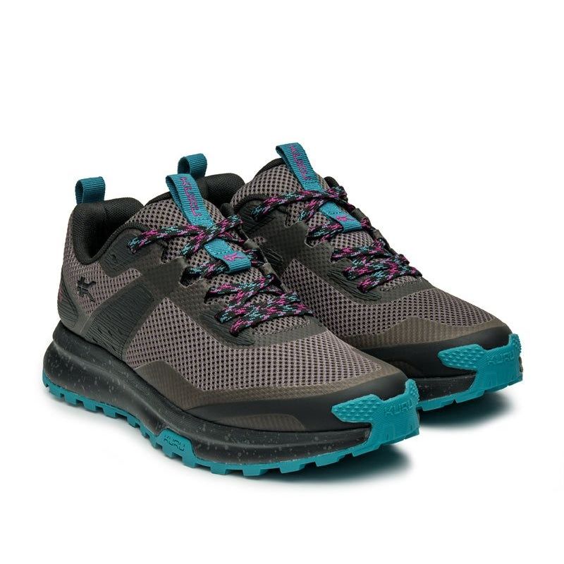 Women's KURU ATOM Trail, Jet Black/Dark Teal