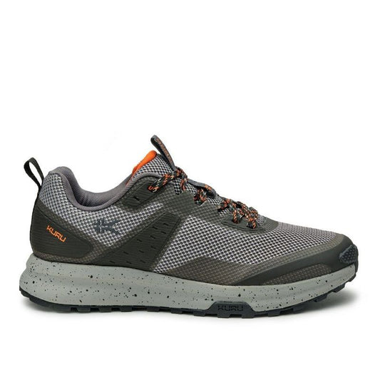 Men's KURU ATOM Trail, Lead Gray/Orange Spice