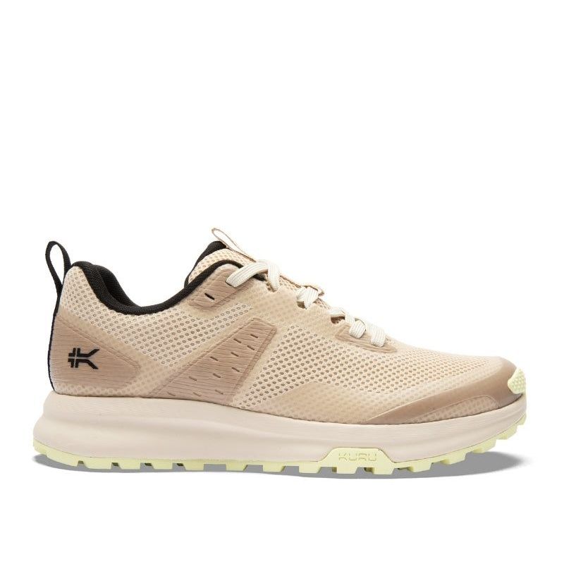 Women's KURU ATOM Trail, Sand/Lime Sorbet