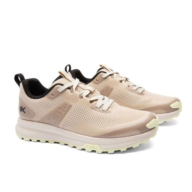 Women's KURU ATOM Trail, Sand/Lime Sorbet