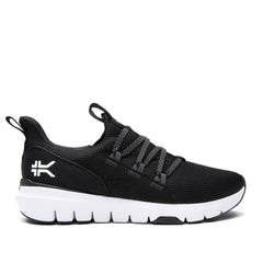 Men's KURU FLEX Slip-On, Jet Black/Bright White