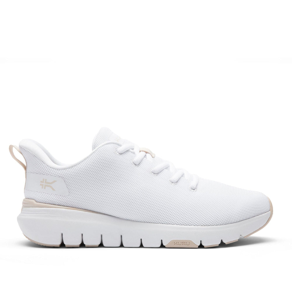 Women's KURU FLEX Via, Bright White/Sand