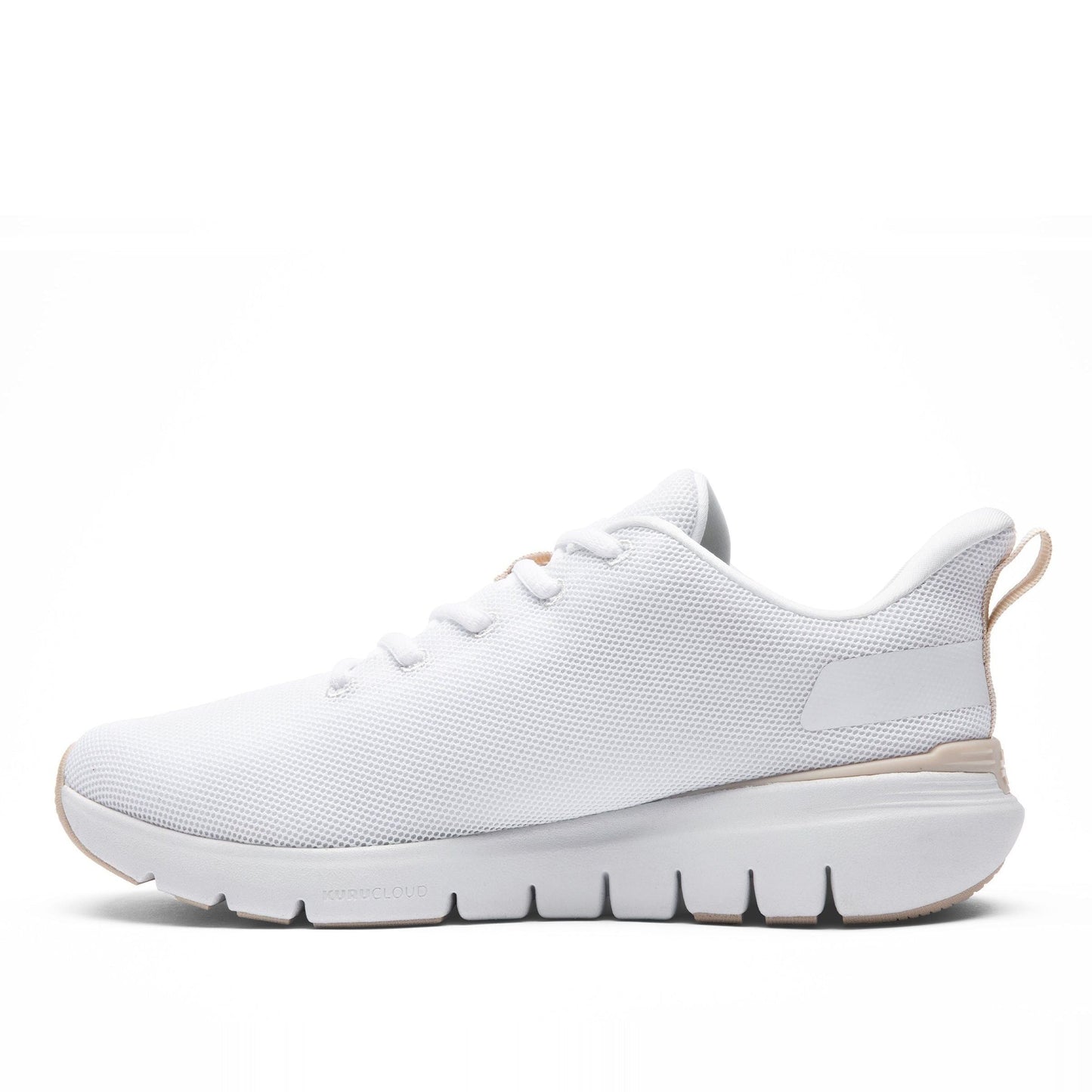 Women's KURU FLEX Via, Bright White/Sand