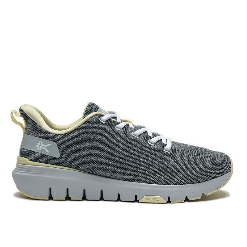 Women's KURU FLEX Via, Dove Gray/Pale Lime