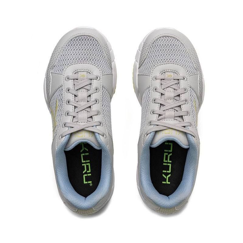Women's KURU QUANTUM 2, Dove Gray/Pale Lime/2.0