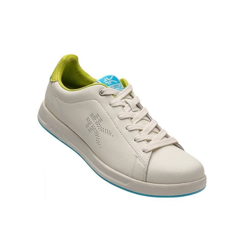 Women's KURU ROAM, Bright White/Pale Lime