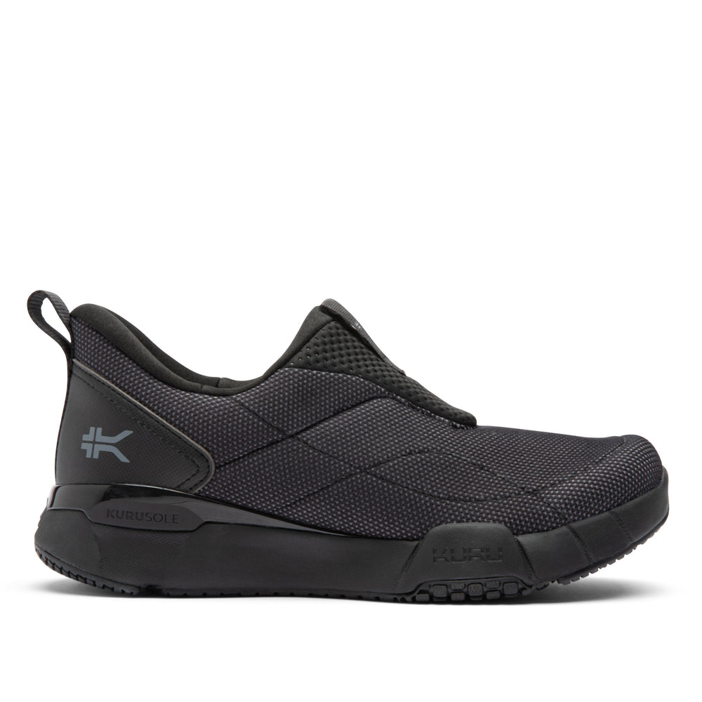 Men's KURU QUANTUM 2 Slip-On, Jet Black/Lead
