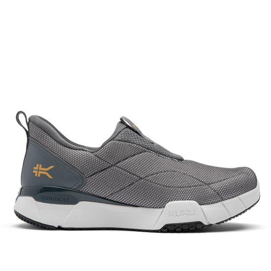 Men's KURU QUANTUM 2 Slip-On, Lead Gray/Dove