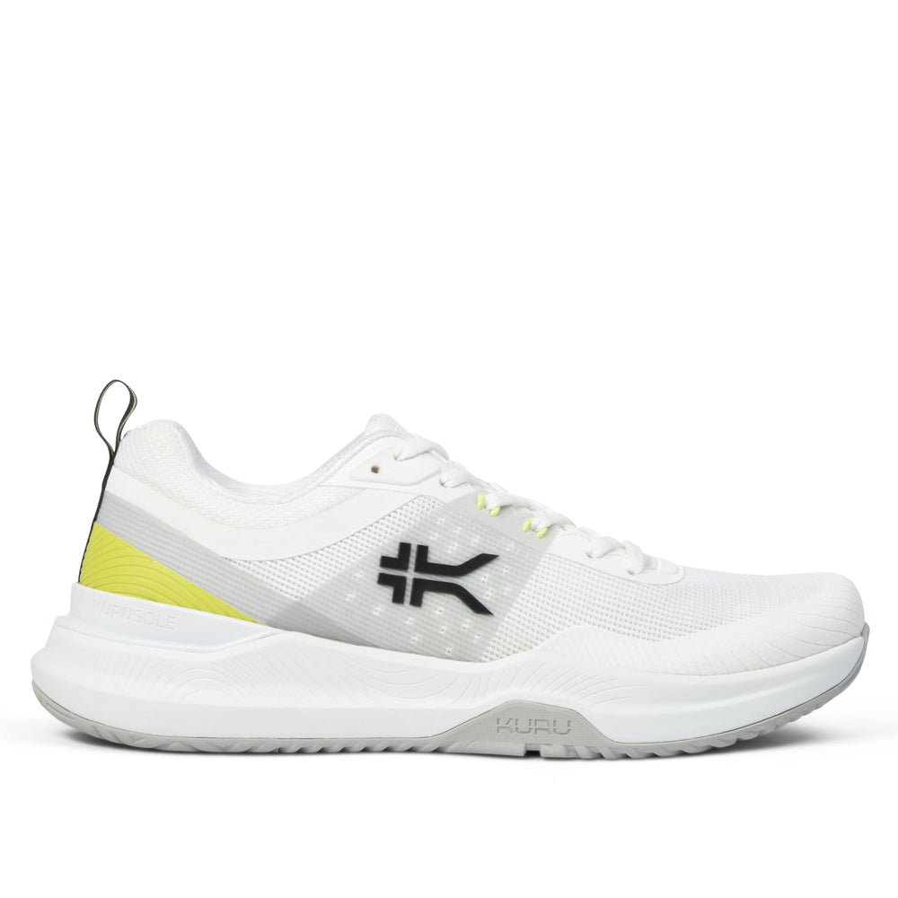 Men's KURU VELOCITY, Bright White/Limelight